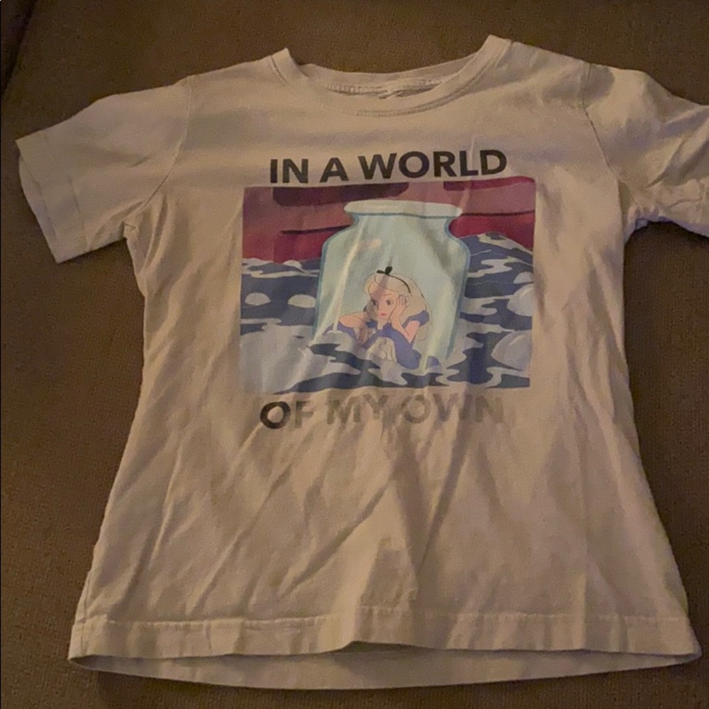 Alice in Wonderland junior T-shirt size small